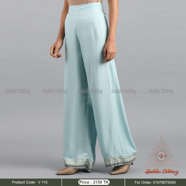 Light color denim modest pant