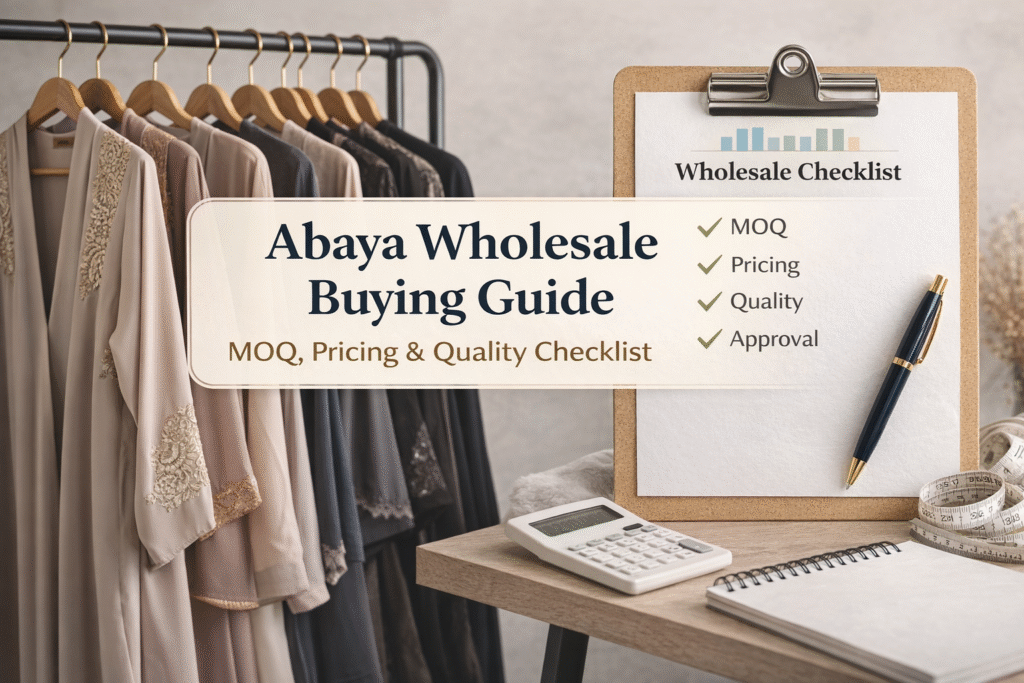 Abaya Wholesale Buying Guide MOQ, Pricing & Quality Checklist