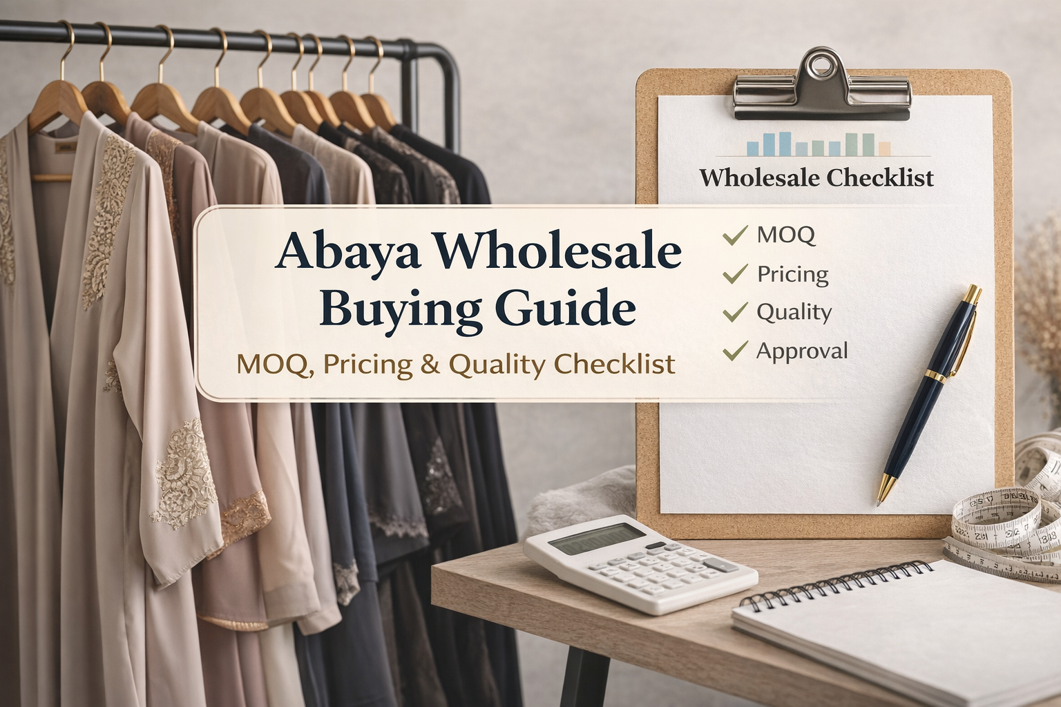 Abaya Wholesale Buying Guide MOQ, Pricing & Quality Checklist