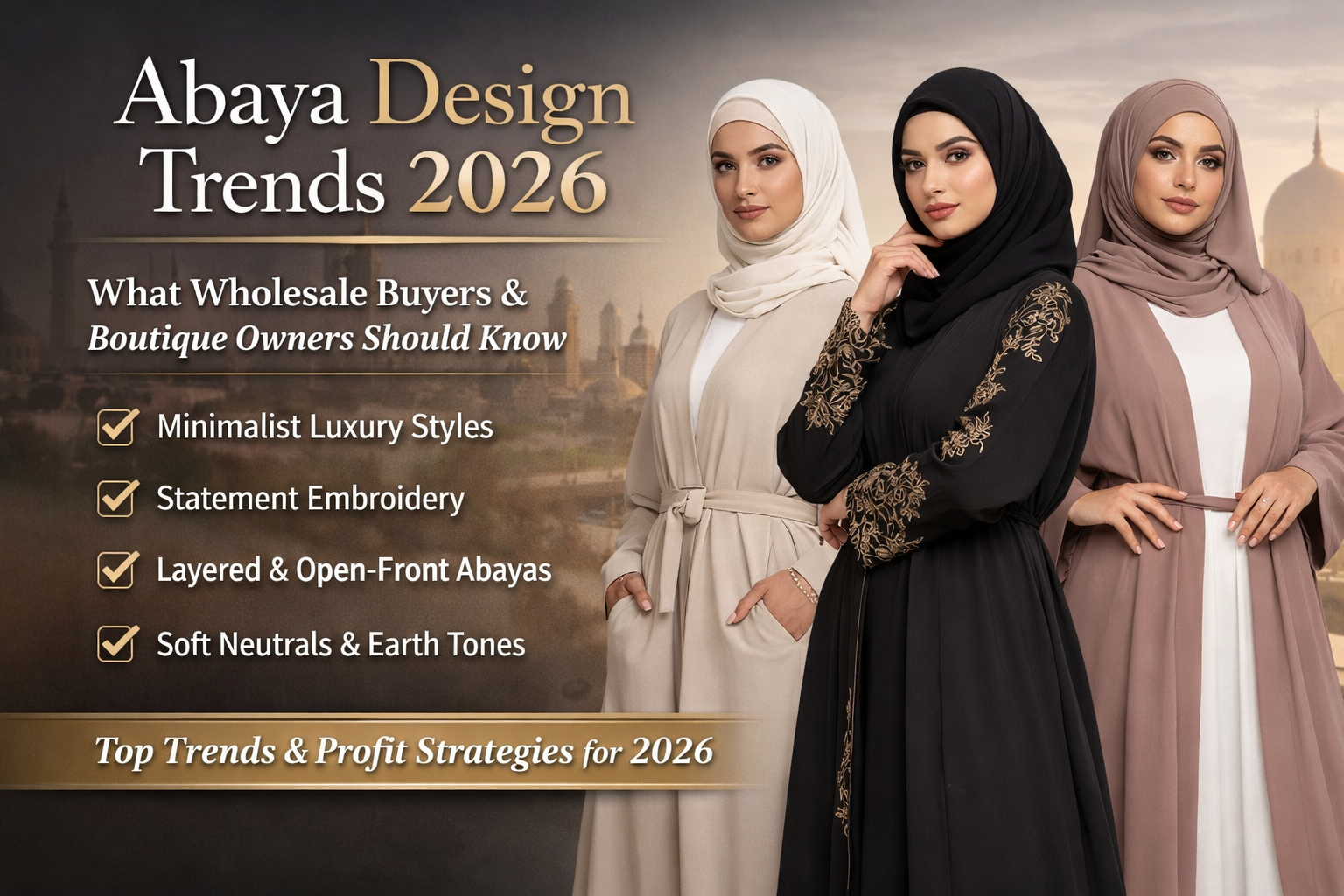 abaya design trends 2026